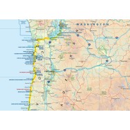 Pacific Coast Highway Adventure Map Collins